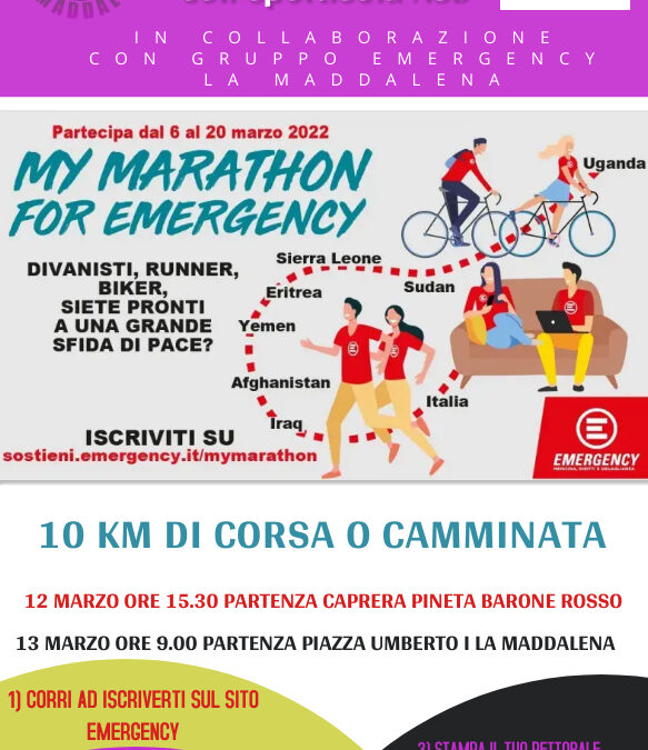 MARATONA EMERGENCY, UNA GARA PER LA SOLIDARIETA’