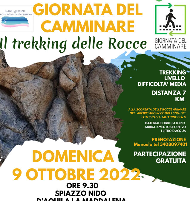 GIORNATA DEL CAMMINARE : IL TREKKING DELLE ROCCE